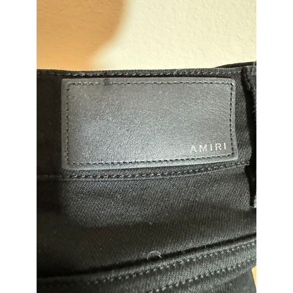 EUC Amiri Lightly Distressed Black Denim - Picture 10 of 14